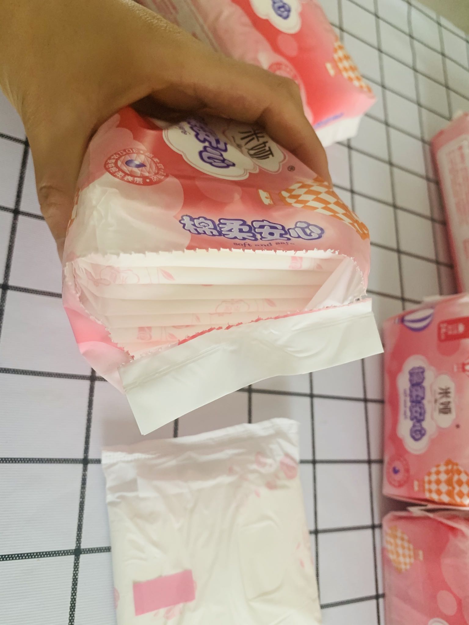 米娅日夜用卫生巾组合118片哪款型号好用质量怎么样学生党的使用感受