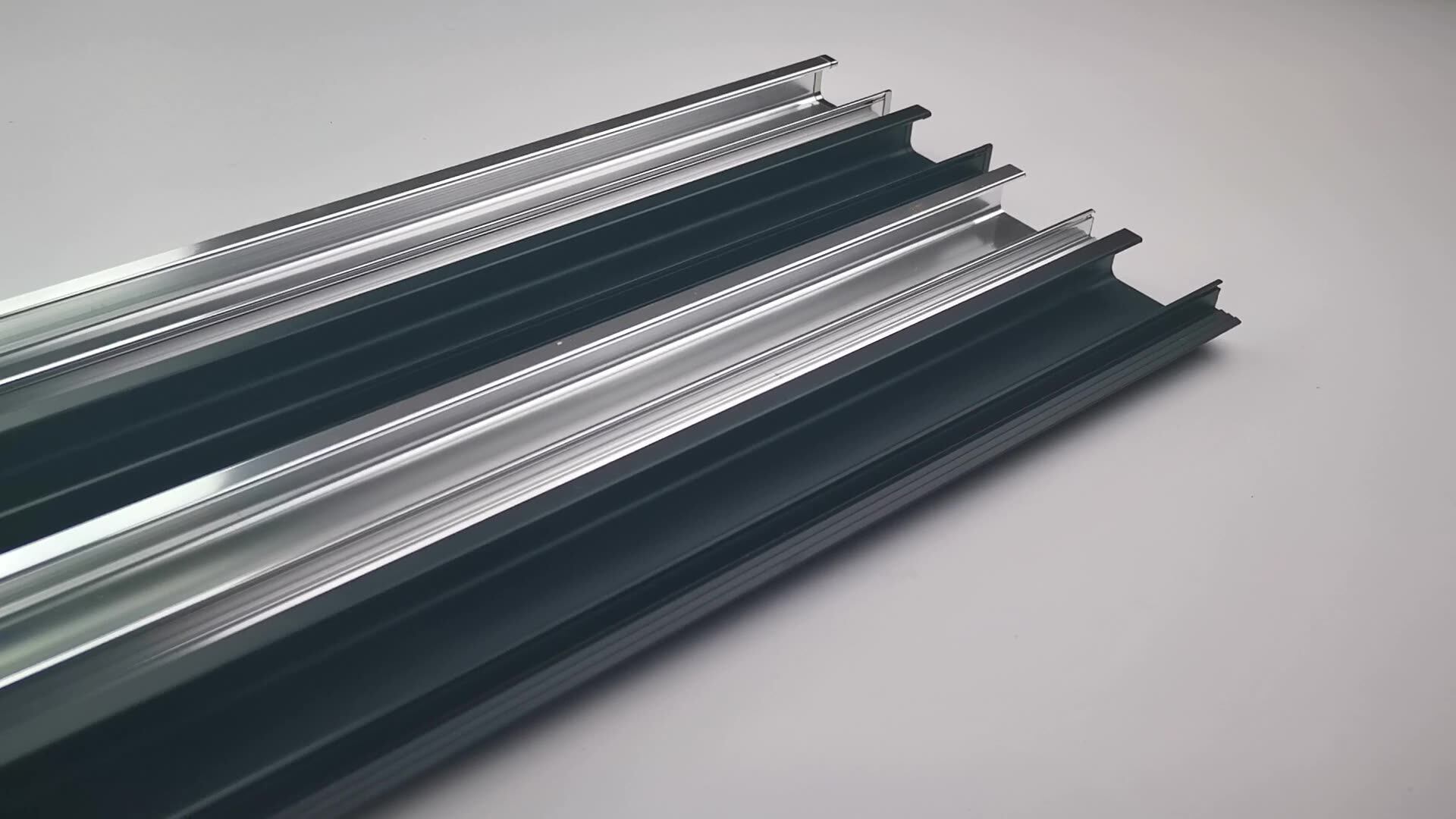 铝合金加厚常规g型拉手橱柜隐形封边把手厨房暗拉手内嵌卡板拉手