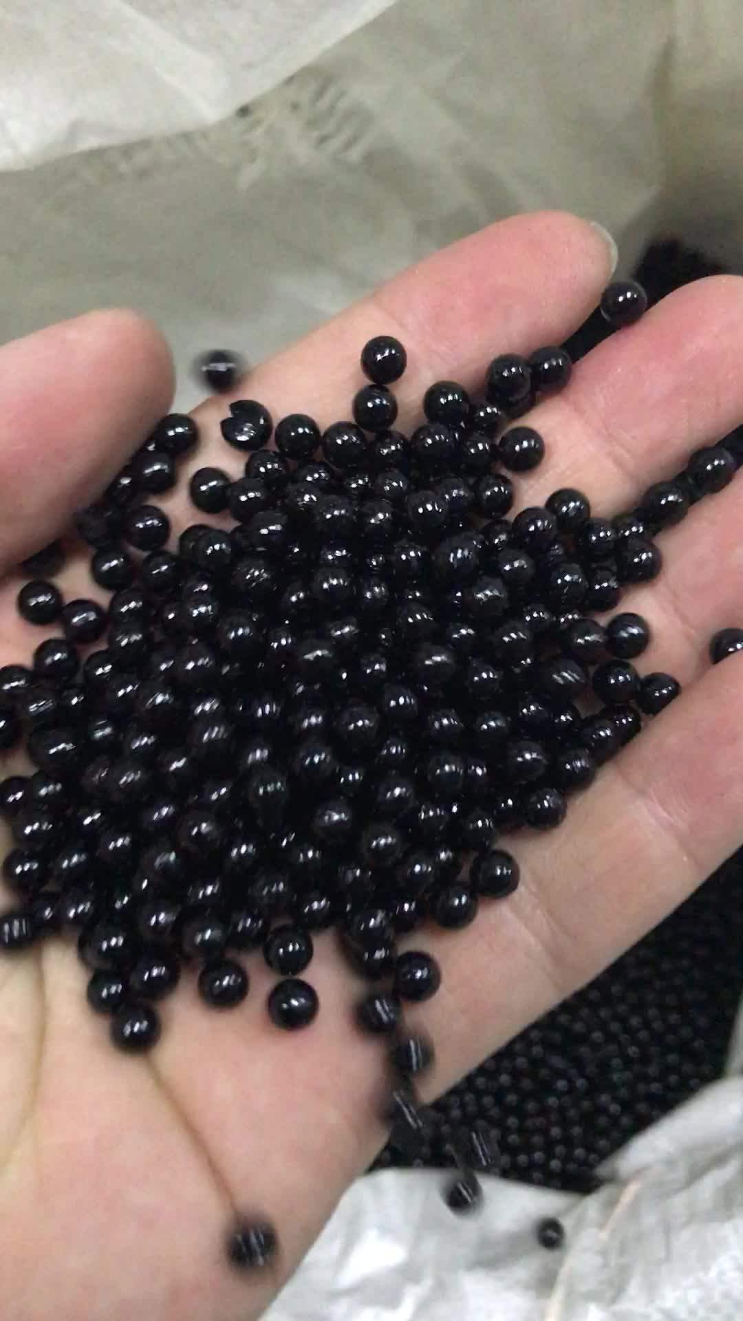 小号黑色无孔仿珍珠玩具奶茶动物眼睛镶嵌珠子塑料珠圆形黑色珍珠