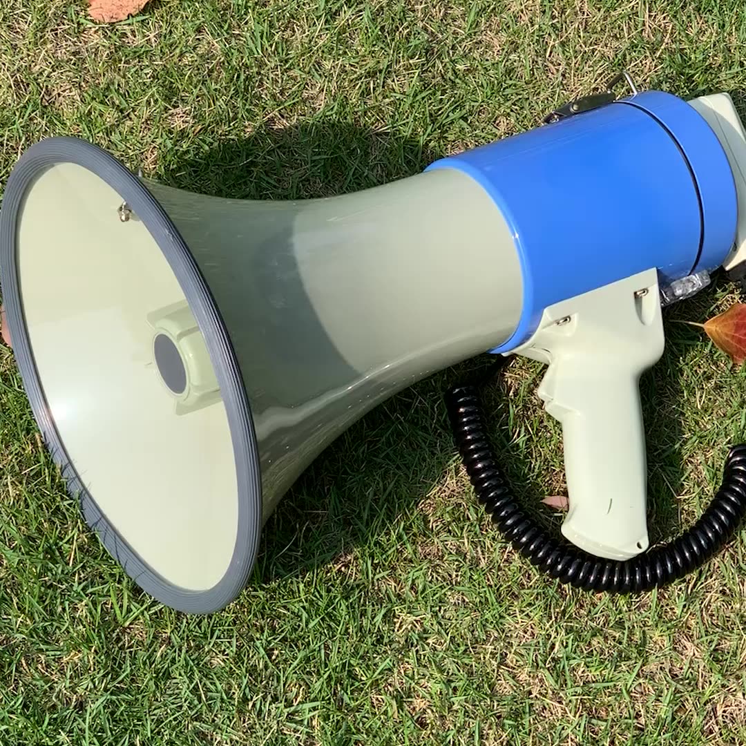 防汛抗灾手持喊话器喇叭摆摊50w大功率usb录音扩音高音扬声器