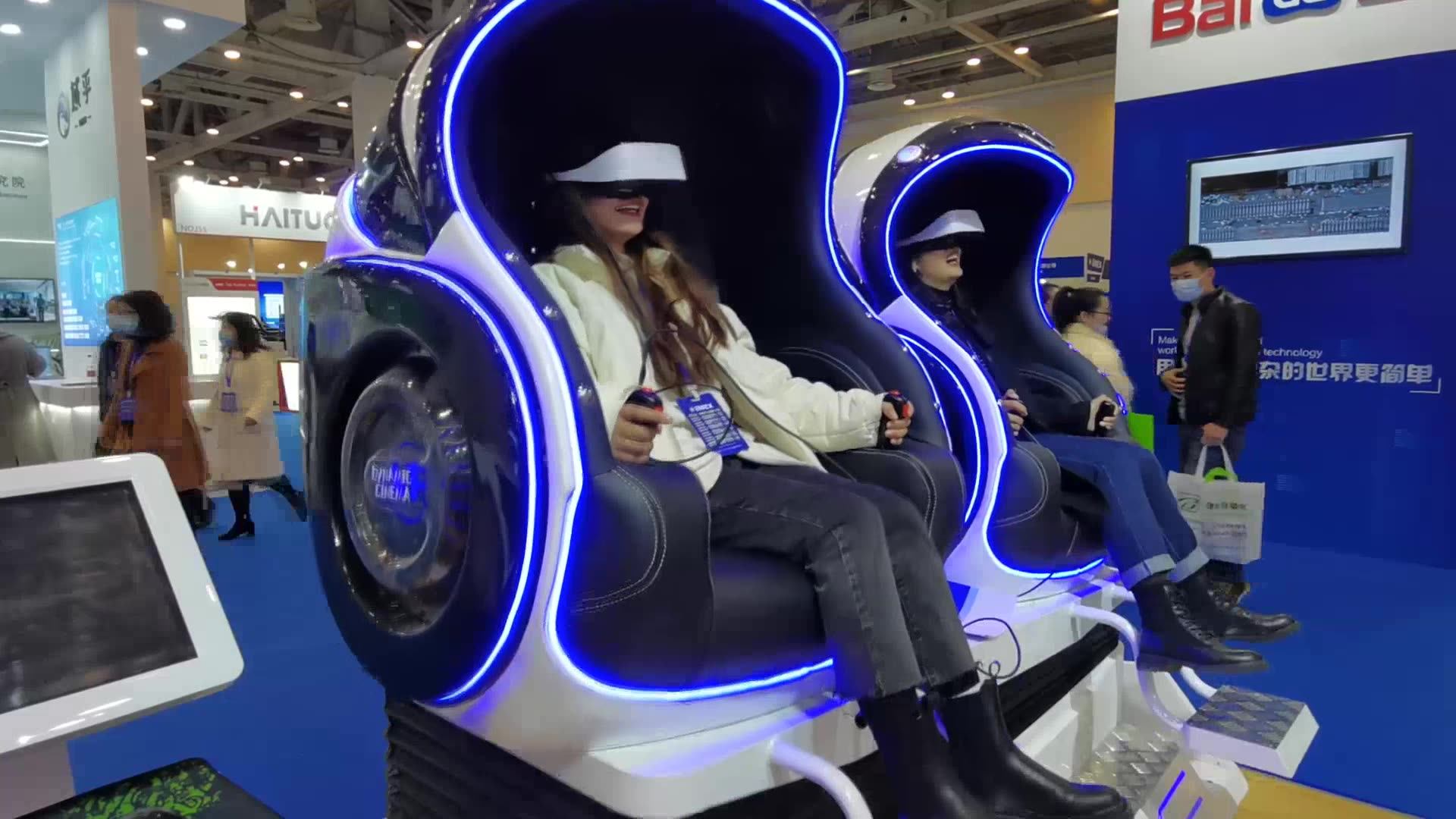 拓普互动 星际vr单双人蛋椅9d动感影院游乐场商场娱乐vr体感座椅