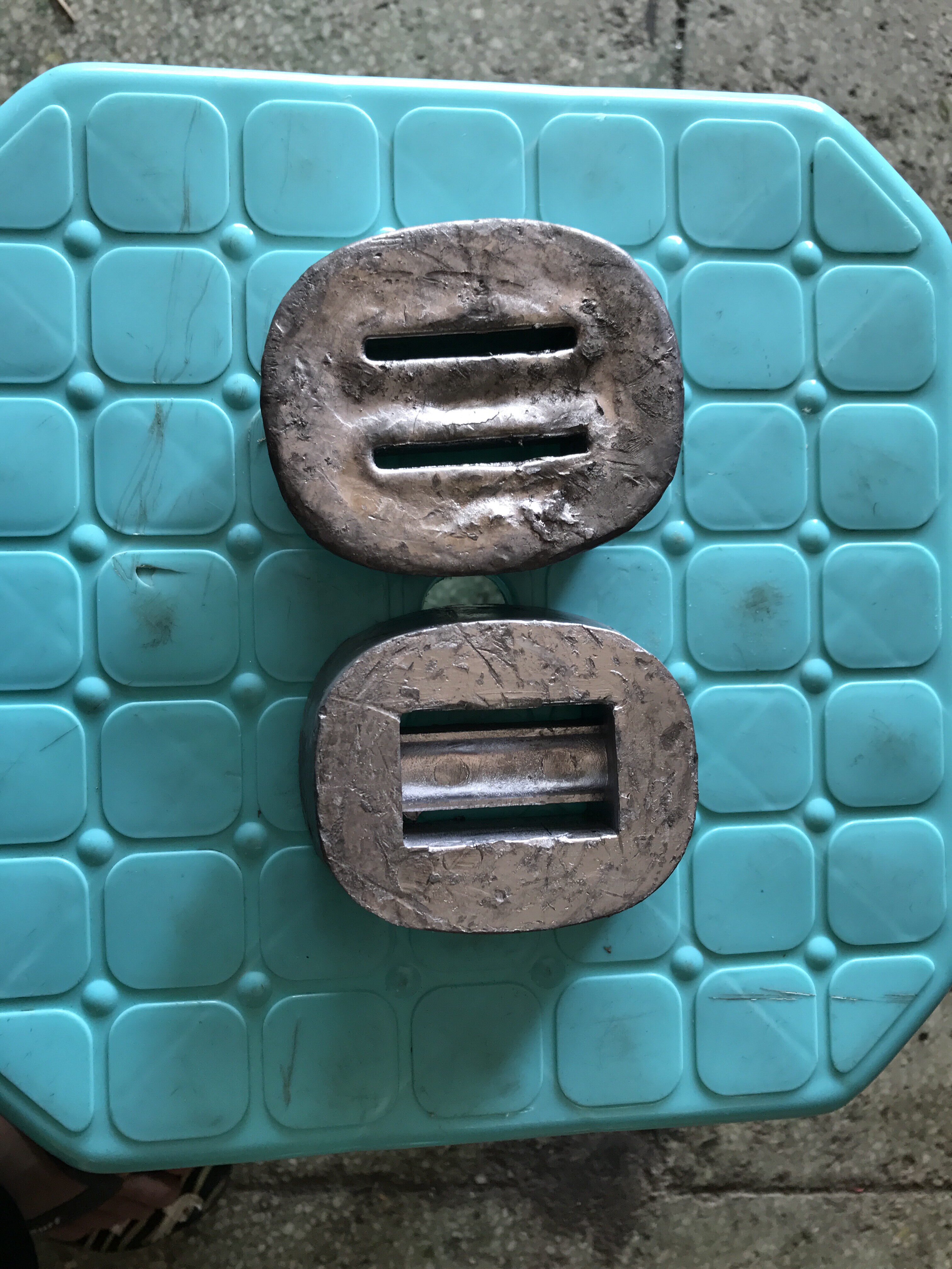 1.8公斤潜水铅块/潜水配重铅块/纯铅3.6斤