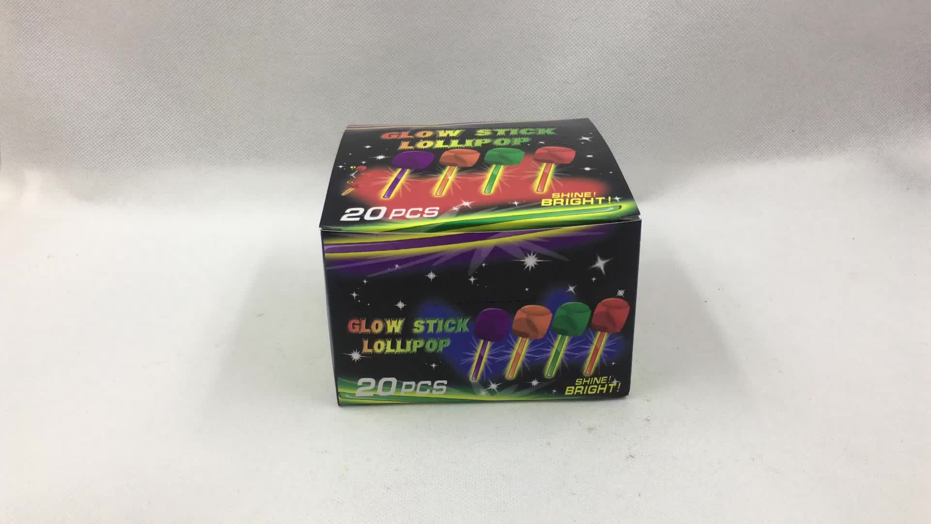 hot selling halal glow stick lollipop candy