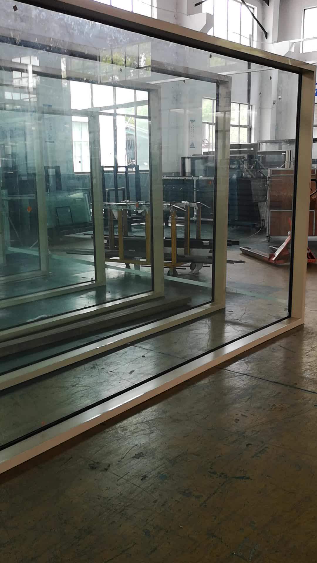 澳大利亚标准 as2047 铝角对接玻璃固定面板窗口