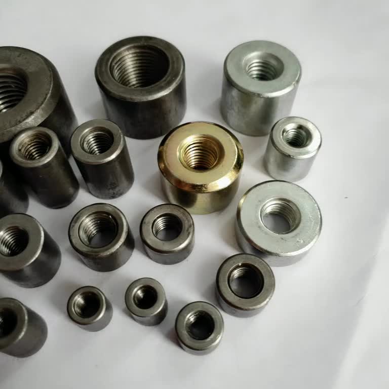 厂家焊接圆螺母优惠供应 m8外圆14 高度15 20 30圆螺母 非标定制