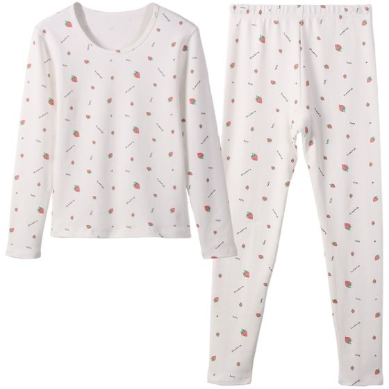 Pure cotton autumn clothing autumn pants set ladies bottoming solemn warm underwear autumn and winter thick student girl cotton sweater Pure cotton autumn clothing autumn pants set ladies bottoming solemn warm underwear autumn and winter thick student girl cotton sweater