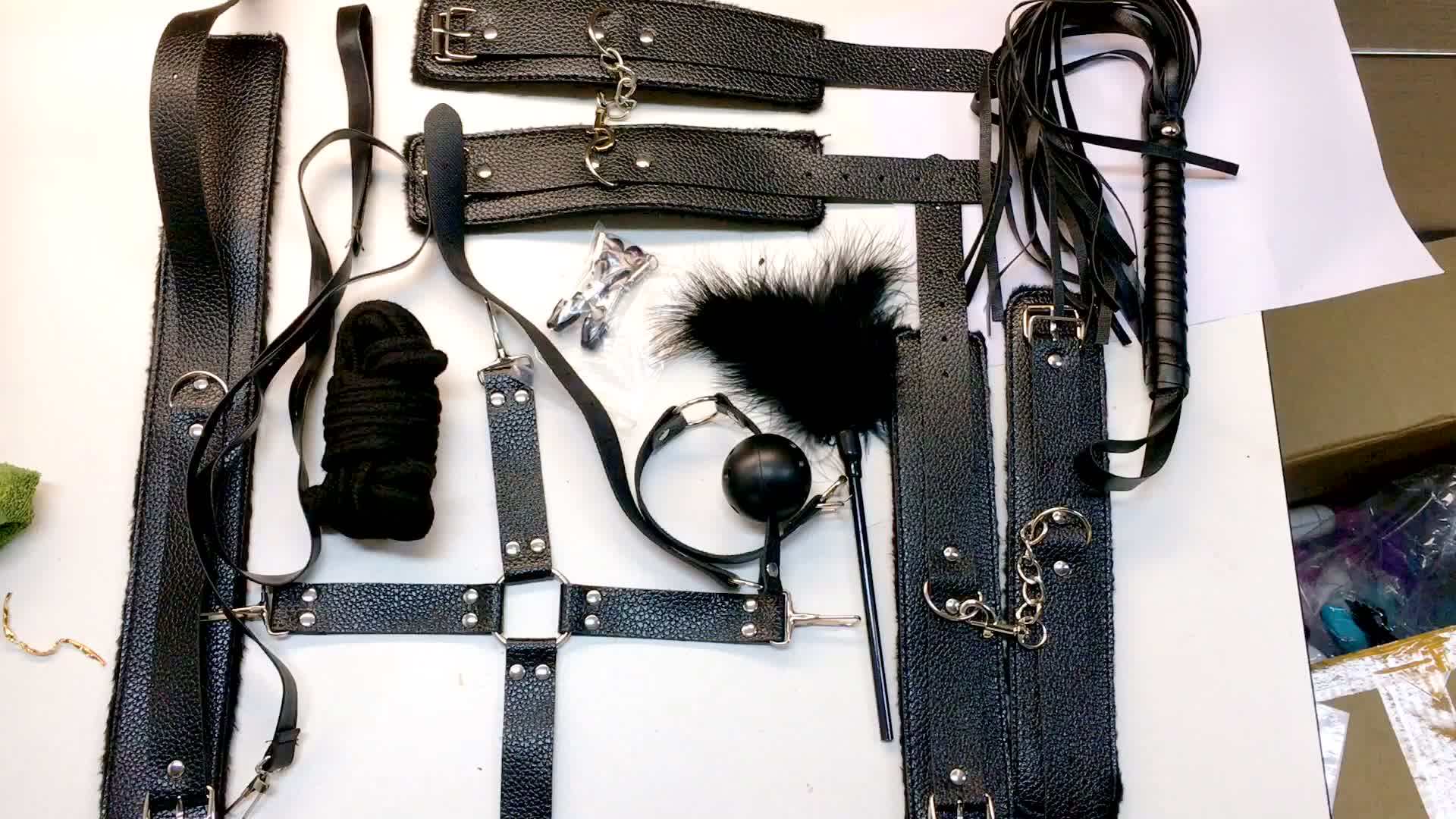 bdsm restraint bondage 7pcs/set sex game roleplay bondage kit