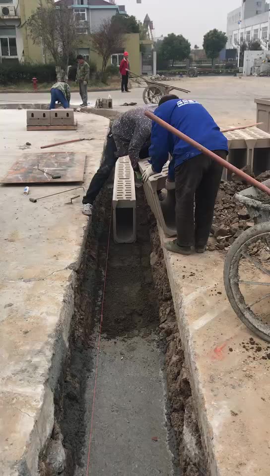 普利匡 树脂成品排水沟 线性排水沟 不锈钢盖板 实力工厂 排水沟