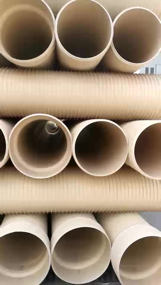 厂家硬质聚氯乙烯pvc-u加筋管8级225 sn8 300 市政管道管dn400