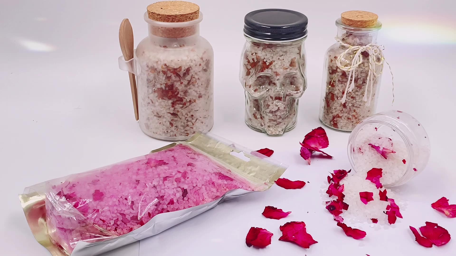 floral scent fragrance rose exfoliating body scrub petals bath