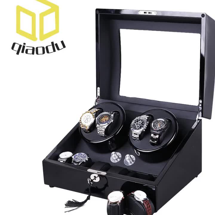 高档烤漆晃表器自动上链摇表器家用首饰盒子饰品盒手表盒子批发