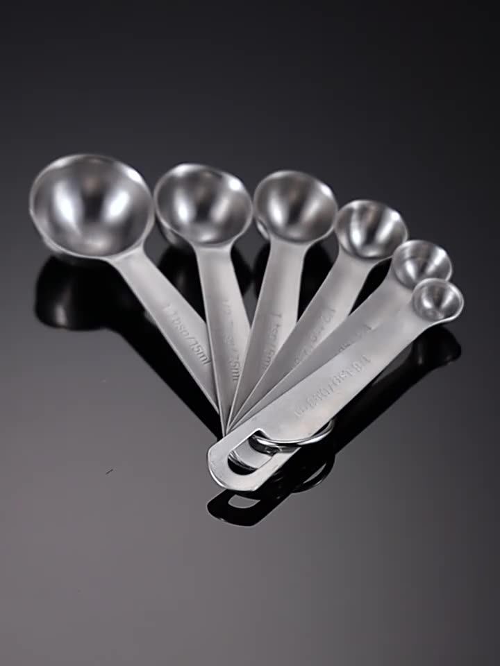 measuring spoons u-taste stainless steel measuring spoons set