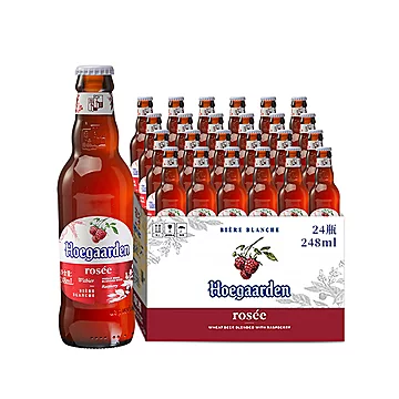 Hoegaarden/福佳玫瑰红啤酒248ml*24[1元优惠券]-寻折猪