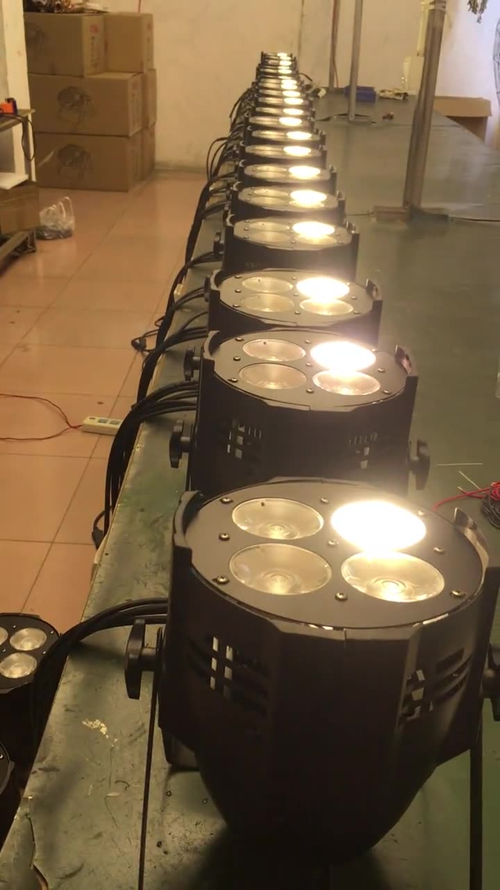 四眼面光灯舞台灯光cob观众灯led200w婚庆酒吧演出直播补光投光灯