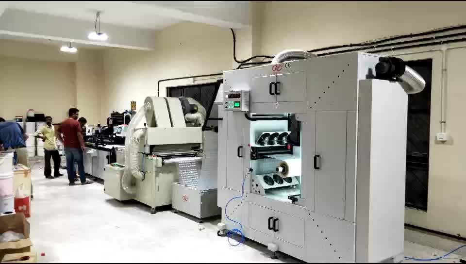 automatic powdering machine for heat transfer label screen print