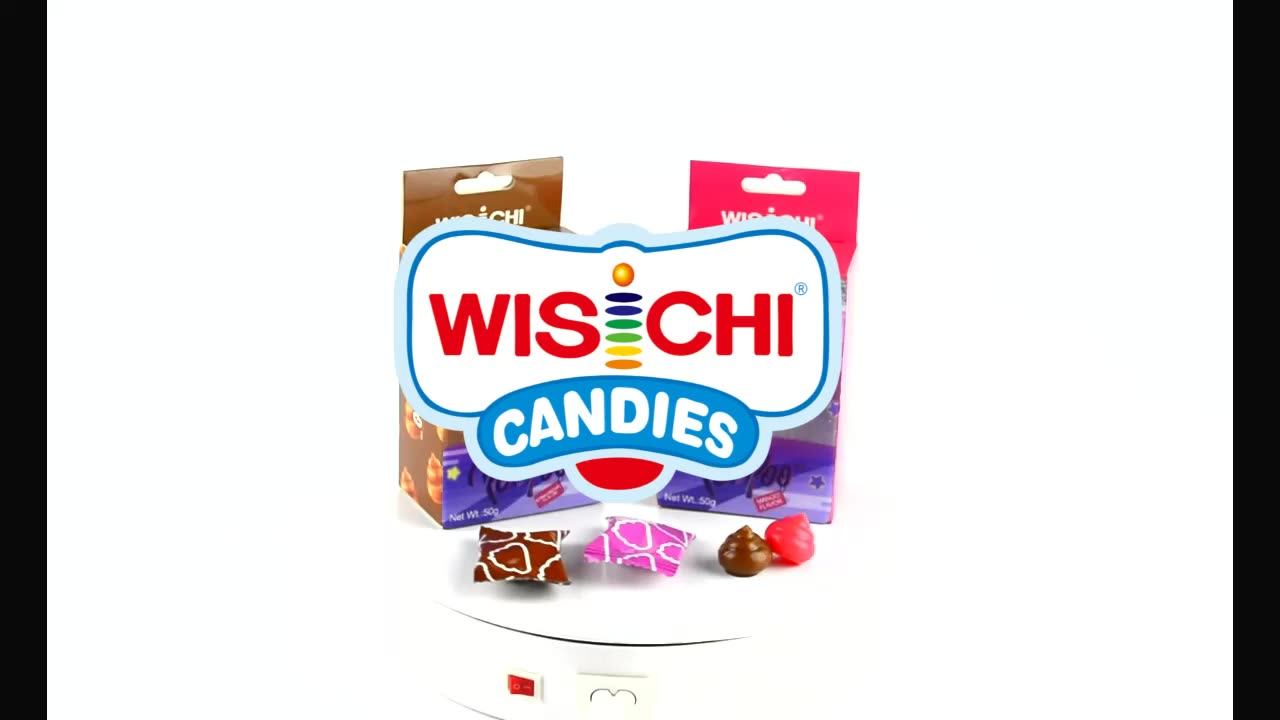 free sample custom candy jam filled 3d poopoo gummy soft candy