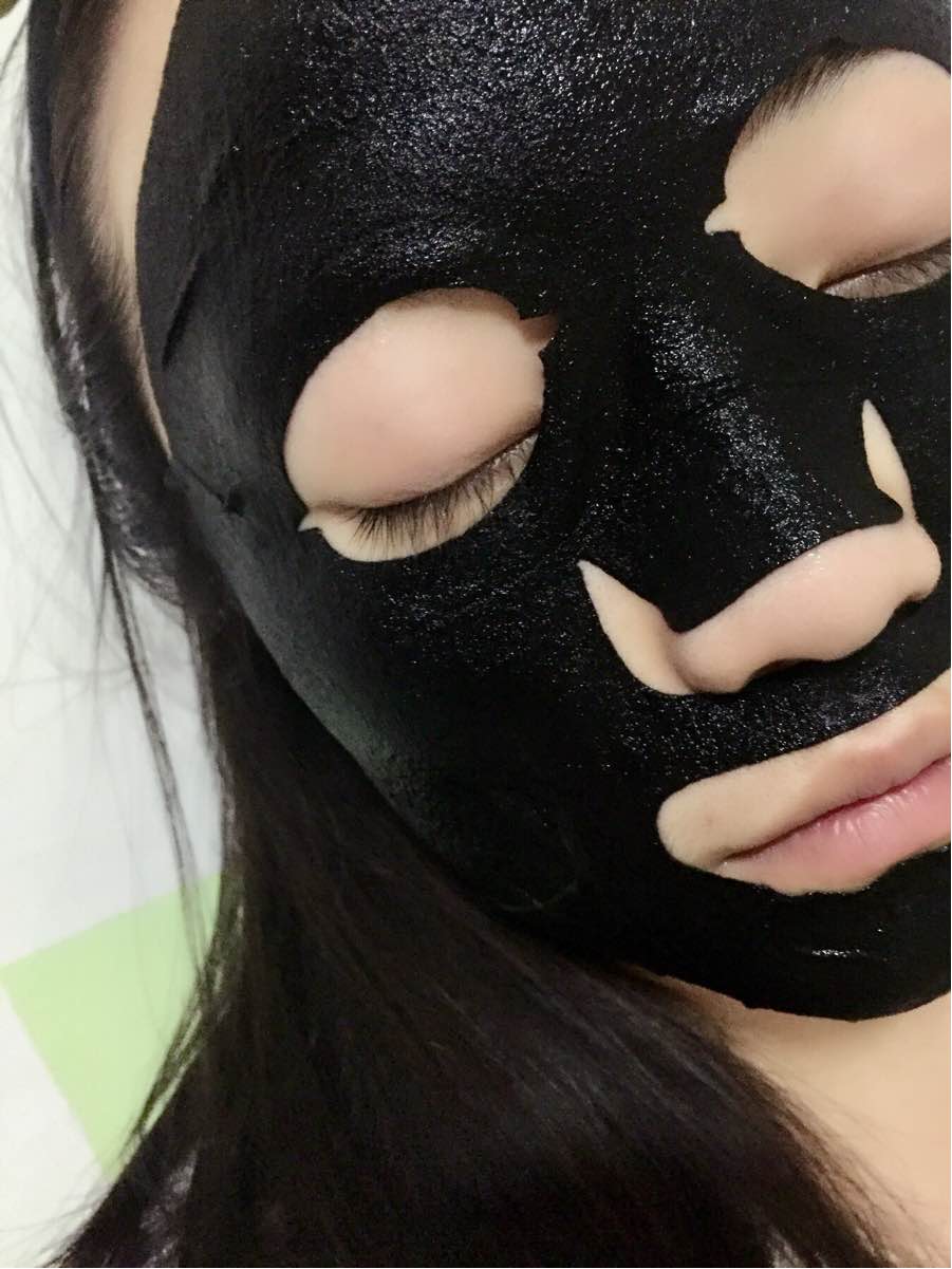 膜法世家水光系列黑面膜贴使用评价好吗