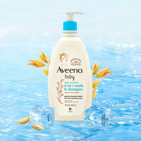 Aveeno/艾惟诺宝宝婴儿洗发沐浴露二合一保湿沐浴乳532ml