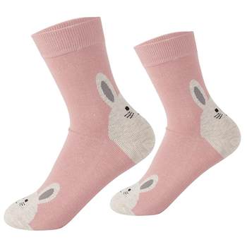 Langsha Socks ກາງ calf ຂອງແມ່ຍິງ Socks ຝ້າຍບໍລິສຸດດູໃບໄມ້ລົ່ນແລະລະດູຫນາວຫນາ ຖົງຕີນແມ່ຍິງທີ່ສວຍງາມຂອງຖົງຕີນຝ້າຍຍີ່ປຸ່ນລະດູຫນາວທັງຫມົດຖົງຕີນຍາວຝ້າຍ