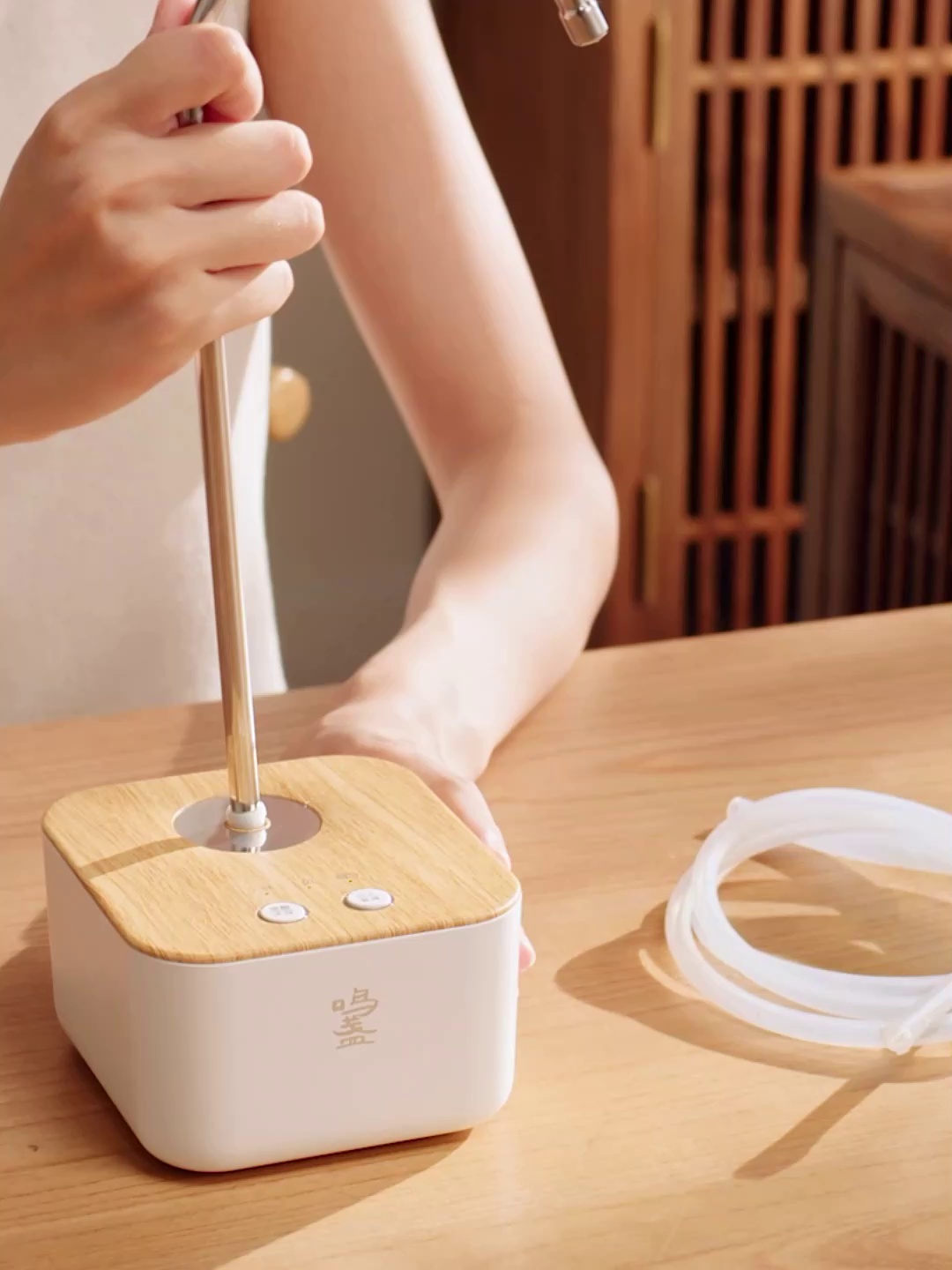 李婷方才方才家用抽水器解答饮水情况