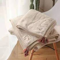 Day-style original yarn Six layers of gauze Child hair towels quilts by single all-cotton double nap cover blanket Four Seasons available quilt