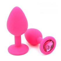 Silicone anal plug anal expansion appliances for men and women with large anal plug SM out of the G-spot vestibular masturbation fun sex supplies
