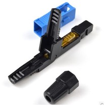 Telecommunication grade SC cold connector SC quick connector embedded is SC fiber optic cold connector SC quick connector