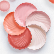 ezicok plate breakfast plate ceramic plate pasta plate home creative candy plate Table Table Table Table tabby tableware