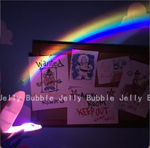* Jelly Bubble * Girl room decoration rainbow making machine selfie night light neon colorful night light