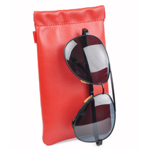Goat Leather Mobile Phone Bag Genuine Leather Glasses Bag South Korea New Leisure Tide Men And Women Bag Headphones Bag containing red envelopes