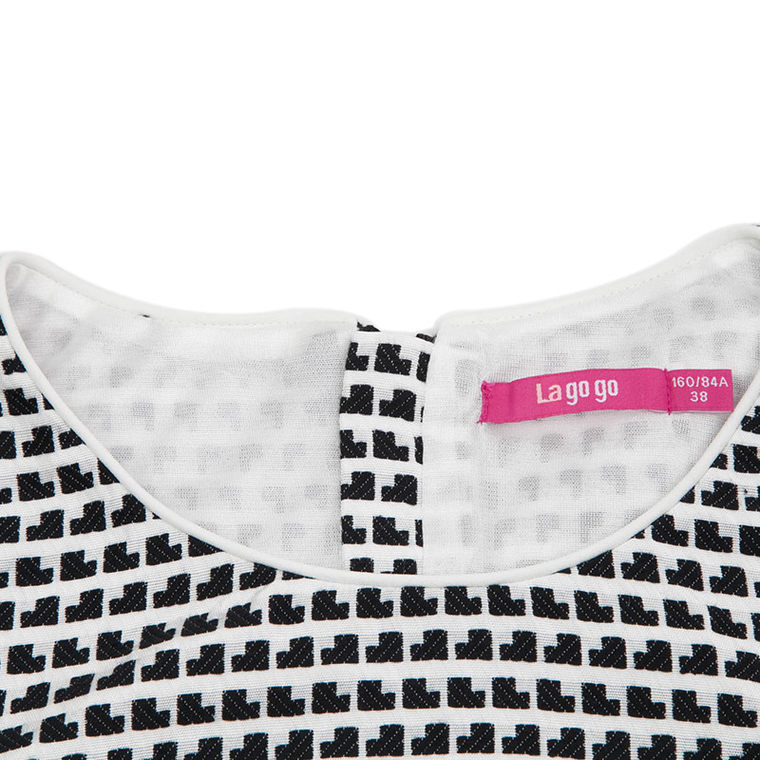 Lagogo/拉谷谷2015秋季新款时尚淑女T恤上衣两件套 ECA687G219