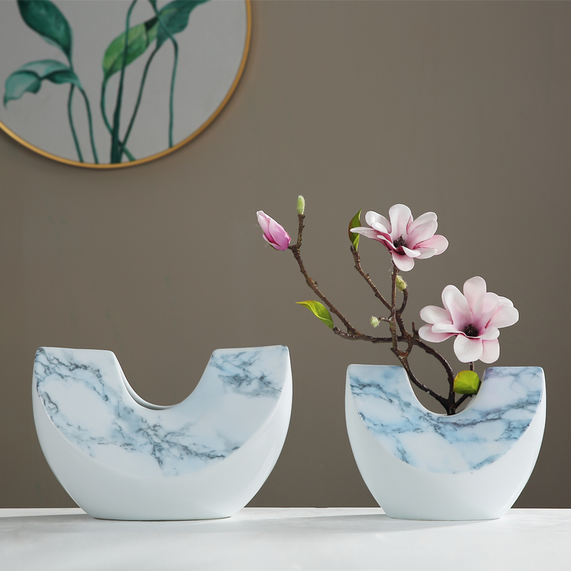 Modern ceramic vase dried flower arranging flowers is placed the new Chinese style of the sitting room porch ark, TV ark, household soft adornment