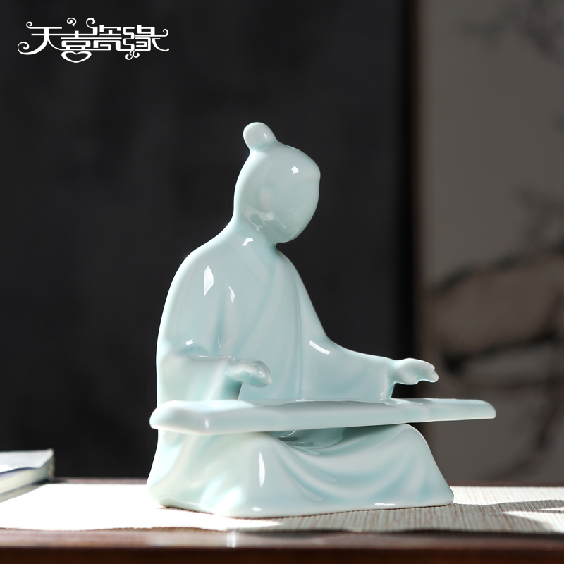 Jingdezhen creative zen furnishing articles of the new Chinese style household soft adornment office sitting room porch furnishing articles of handicraft