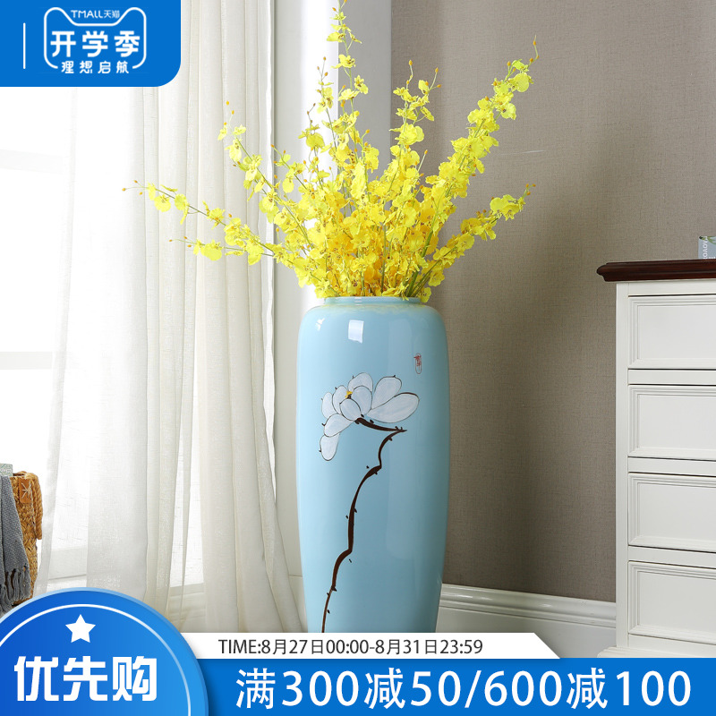 Jingdezhen ceramic vase of large modern creative living room home of dry flower arranging TV ark adornment furnishing articles