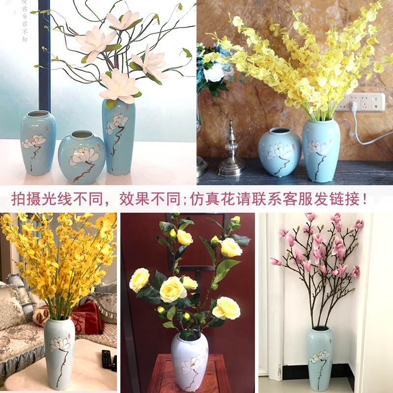 I and contracted ceramic vase dry flowers furnishing articles creative sitting room porch office table home decoration
