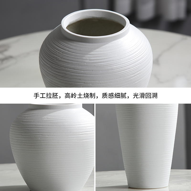 Jingdezhen Chinese style restoring ancient ways ceramic vase furnishing articles dried flower arranging flowers sitting room household act the role ofing is tasted TV ark, arts and crafts