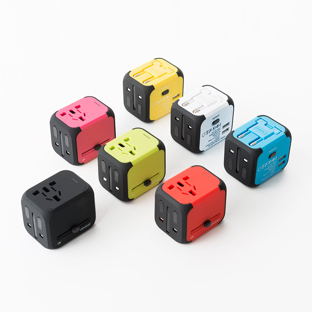 全球通用万能转换插头 欧标德标英标日本泰国香港电源转换器插座