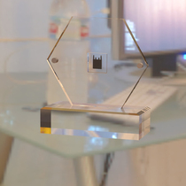 Chip Show Shelf Coins Display Numismatic Hexagon Bay Stamps Collection Boxes Acrylic Commemorative Coins Transparent