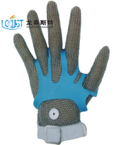 Steel wire gloves Anti-cutting slaughterhouse boning and fish killing cutting bed Stainless steel grade 5 metal gloves U-SAFE1221