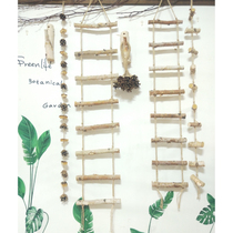 Nordic Birch ins Wind Wall Wall decoration pendant handmade log hemp rope clip photo wall hanging