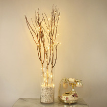 Creative Net red Chinese New Year decoration birch tree branches lights LED lights Nordic room decoration girls bedroom layout