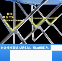 Micro-business push small table Activity promotion Foldable easy stall table Stall Light portable outdoor publicity table