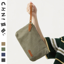 Canvas Clutch Retro Clutch Bag Mens Long Wallet Envelope Bag Handbag Mens Clutch Phone Bag Clip Bag