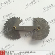One metric Imperial thread template rib pattern thread gauge dental gauge 60 degrees Imperial System 55 degrees