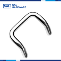 NRH Nanhui 304 stainless steel double elbow small handle cabinet door cabinet drawer handle U-shaped bending hardware handle