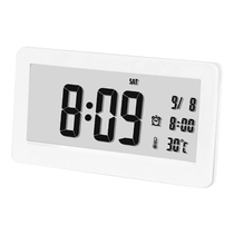 Creative silent student alarm clock simple fashion bedside electronic clock temperature night light date electronic children alarm clock