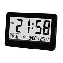 Simple dormitory student clock small mute bedside clock multi-function desktop desk electronic clock