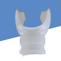 Silicone mouthpiece diving secondary respirator biting mouth