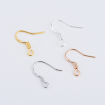925 silver ear hook earrings question mark big ear hook environmental protection ear hook imitation silver ear hook earrings making material diy