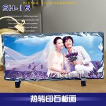 Heat Transprint Stone Slab Painting Stone Painting Chic Stone Painting Thousands Of Layers Of Rock Painting Blank DIY Stone prints SH-16